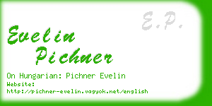 evelin pichner business card